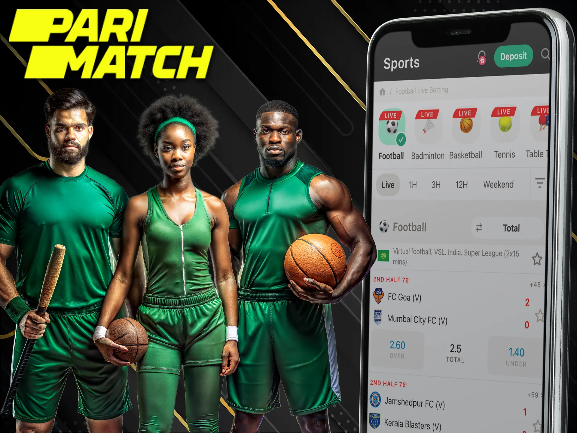 Place your sports bets on the PM Bet app and become a winner.