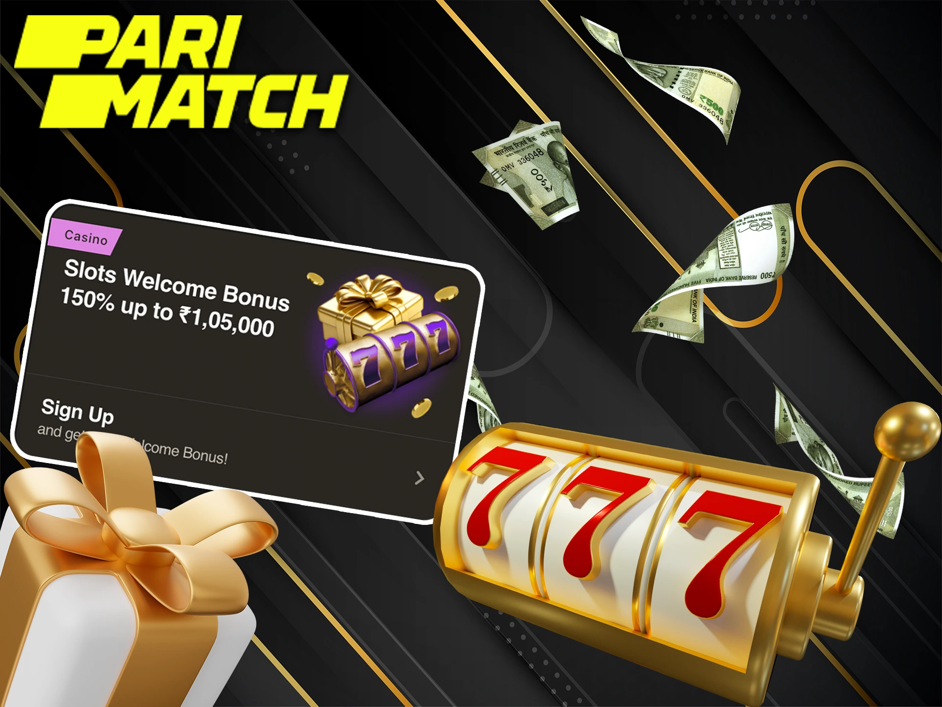 Start playing casino games with a welcome bonus with PM Bet.