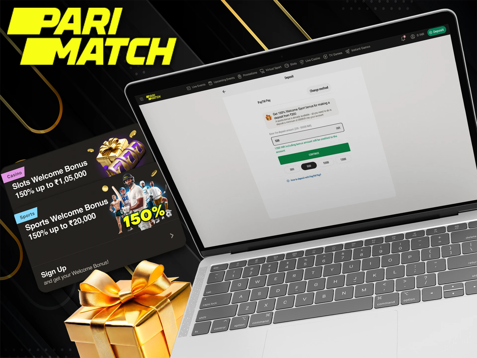 A welcome bonus is already waiting for you at PM Bet.