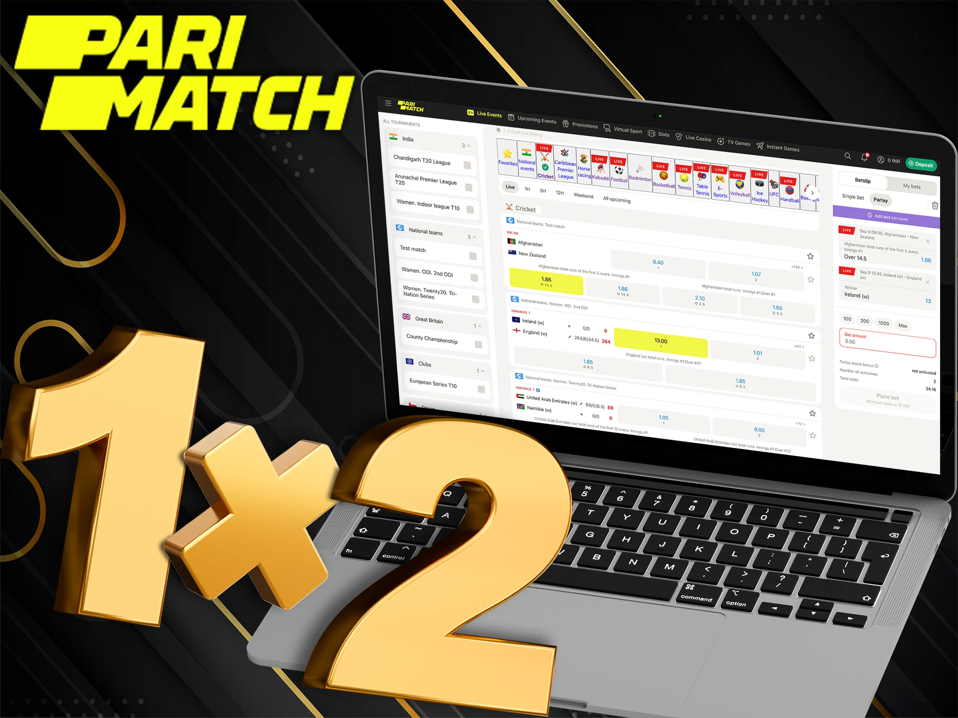 Try 1 x 2 betting at PM Bet.