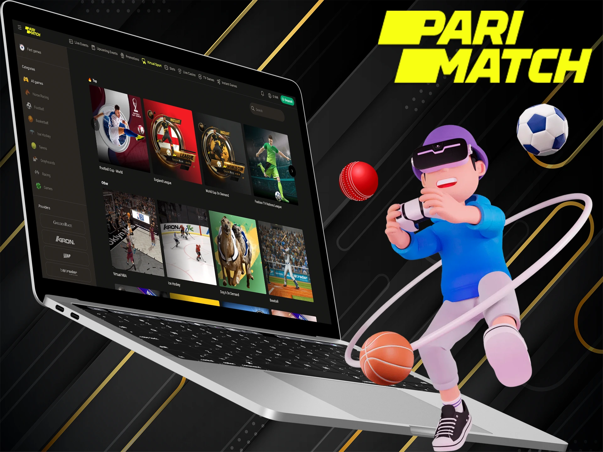 Immerse yourself in virtual sport with PM Bet.