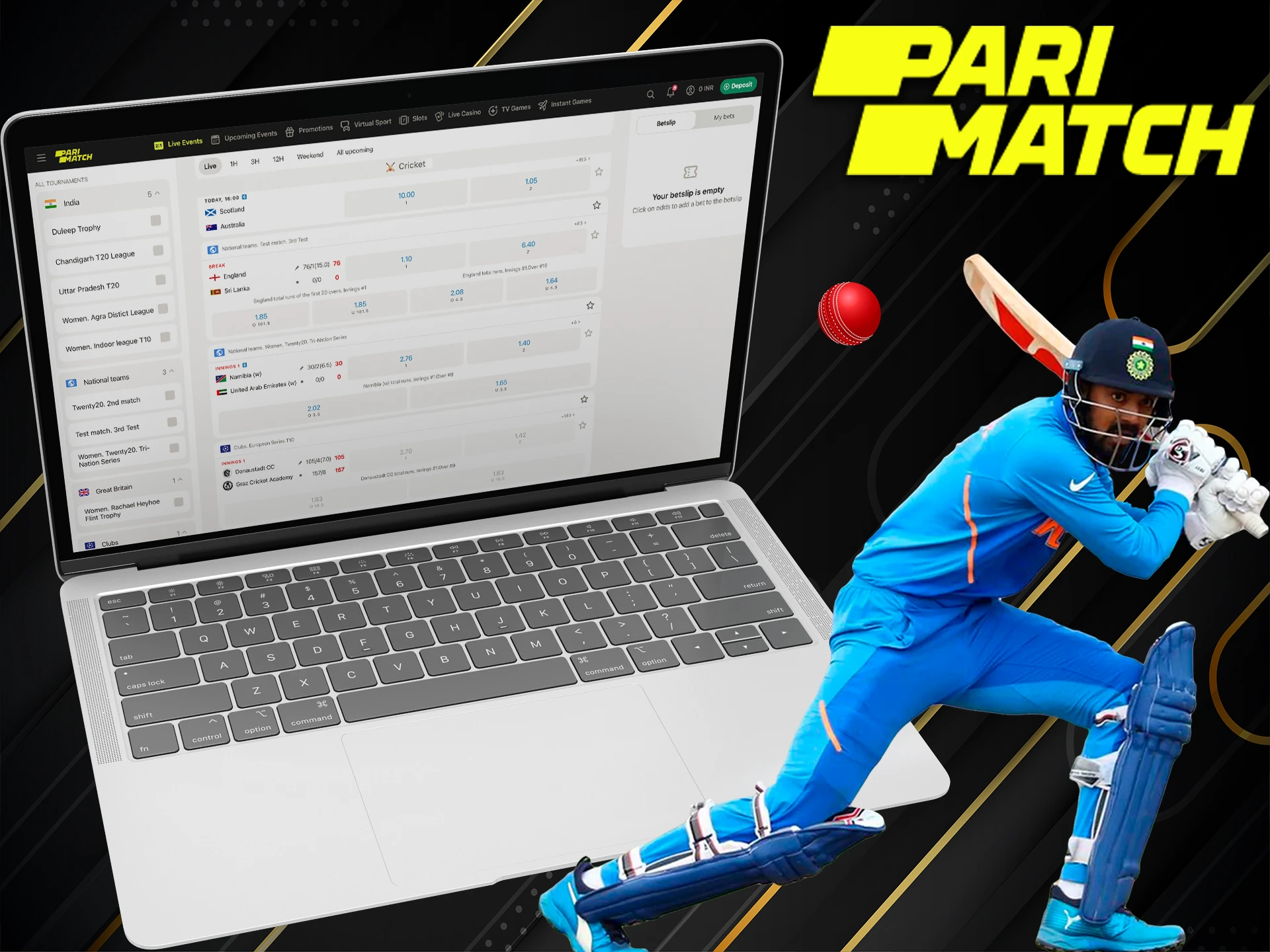 Bet on your favorite cricket teams and rely on luck at PM Bet.