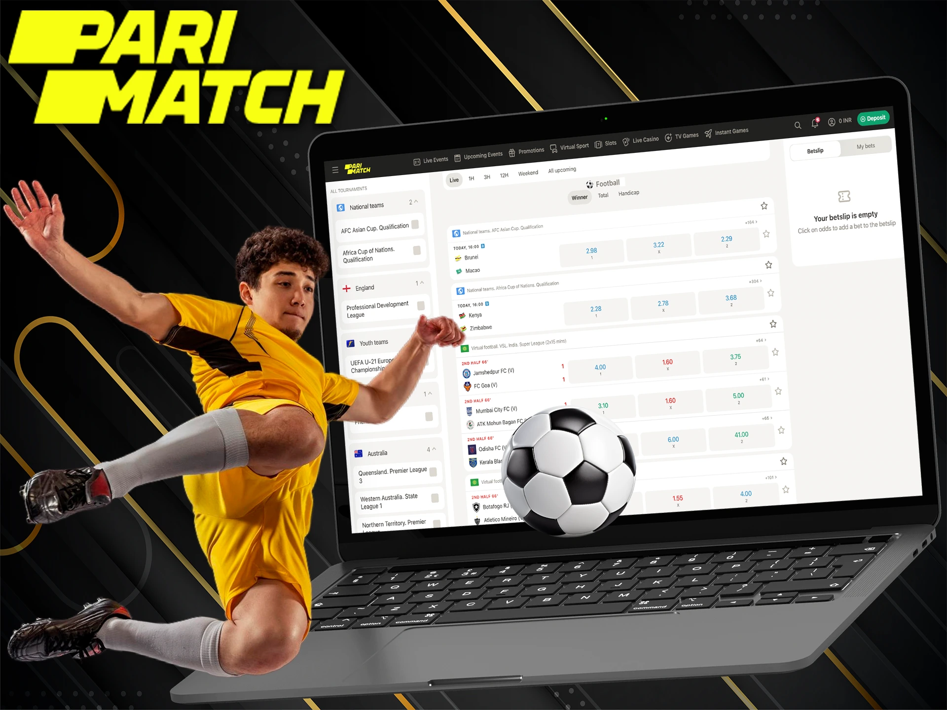 Predict soccer events with PM Bet and get richer.